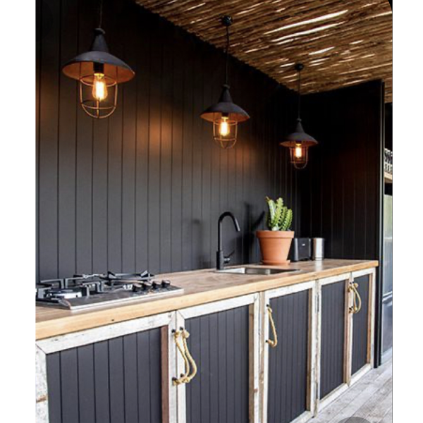 Seaside Outdoor BBQ Kitchen Area-Outdoor Kitchens-Rugged London