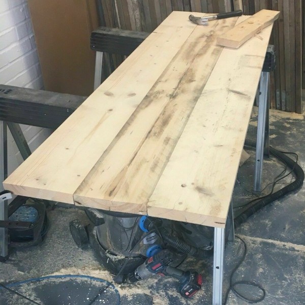 Reclaimed Scaffold Boards - Sanded 11ft | Reclaimed Boards | Rugged...